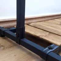 رگال فلزی چوبی مدل B099|بندرخت و رخت‌آویز|تبریز, |دیوار