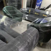 مبل مبلمان طوسی سبز مدل پاناما