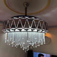 لوستر نقره ای|لوستر و چراغ آویز|تهران, خواجه نظام الملک|دیوار