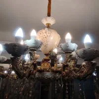 لوستر چینی برنزمدل پانیزدوازده شعله