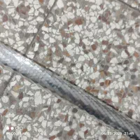 چوب پرده نقره ای پانچ نصف قیمت