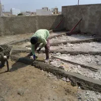 اجرای فوم بتن وشیب بندی پشت بام|خدمات پیشه و مهارت|کازرون, |دیوار