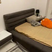 سرویس تخت خواب تدی رنگ خاکستری