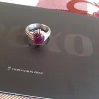 انگشتر نقره یاقوت سرخ|جواهرات|هشتگرد, شهرک المهدی|دیوار