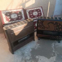 ۲عددبخاری۱۲۰۰۰و۶عدد پشتی قیمت ۱۰۰۰۰۰۰۰|بخاری، هیتر، شومینه|دهگلان, |دیوار