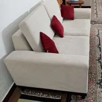 مبل کاناپه سه نفره و مبل نیم ست چهار نفره میزتلفن