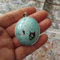 گردنبند فیروزه اصل نیشابور و انگشتر فیروزه نیشابور|جواهرات|نیشابور, شریعتی|دیوار