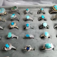 فروش انواع انگشتر نقره فیروزه نیشابور و..|جواهرات|نیشابور, بنیاد شهید|دیوار