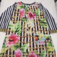 شومیز نخی تابستانه جلو بسته