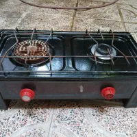 کباب پز و اجاق گاز دو شعله