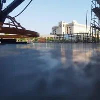 ارماتور بندی و بتن ریزی کف با ماله پروانه ای