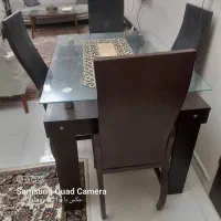 میز ناهار خوری ۴ نفره  و میز تلویزیون
