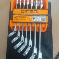 آچار جغجغه ای تا شو ۷ عددی و آچار دو سر رینگی