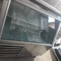 فروش یخچال ویترینی،خابیده سالم درحدصفر