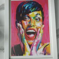 2 عدد تابلو کوچیک طرح زنونه