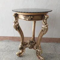 میز جلو مبلی طلایی طرح خاطره