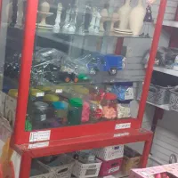 ویترین بدنه آلومینیوم 6طبقه  شیشه ای