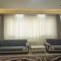 پرده حریر ساده شیک در حد نو
