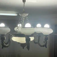 لوستر ۶ شاخه|لوستر و چراغ آویز|رشت, یخسازی|دیوار