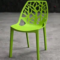 صندلی پلیمری شاخ و برگی بدون دسته