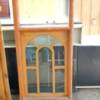 درب و پنجره چوبی هلال قدیمی سنتی|مصالح و تجهیزات ساختمان|اصفهان, قائمیه|دیوار