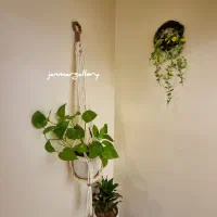 آویز گلدان مکرومه