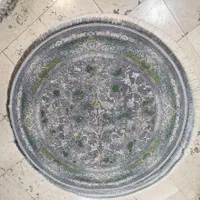 فرش قالیچه گرد ۱۵۰  ارغوان سبز مشهد|فرش|مشهد, امیر المومنین|دیوار