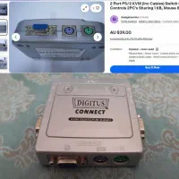 سوئیچ کنترل دو کامپیوتر KVM و کارت LAN Wireless|قطعات و لوازم جانبی رایانه|تهران, شمس‌آباد|دیوار