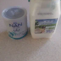 قوطی شیر خشک و دبه ماست ترو تمیز