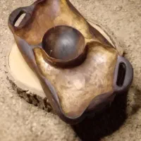 انواع روستیک دفورمه چوب گردو|ظروف سرو و پذیرایی|کرج, اتحاد|دیوار