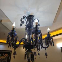 لوستر باکارات بلور سرمه ای