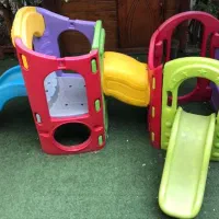 مجموعه بازی کودک با تونل و سرسره خارجی