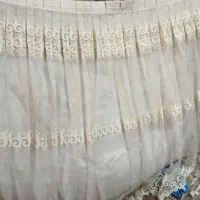 پرده توری سفید