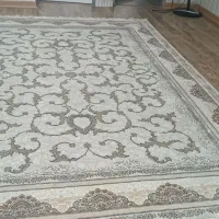 فرش روشن کاملا سالم طرح برجسته