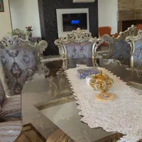 میز غذا خوری با پارچه ترک