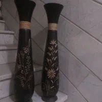 گلدان چوبی