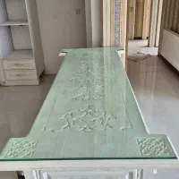 صفحه روی جزیره با شیشه