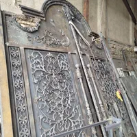 درب باغ وحیاط ساعت گردون فرفورژه سفارشی المهدی|مصالح و تجهیزات ساختمان|تبریز, |دیوار