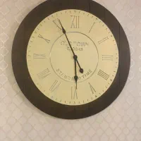 ساعت دیواری چوبی