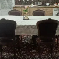 میز نهارخوری ۸نفره با ۶صندلی