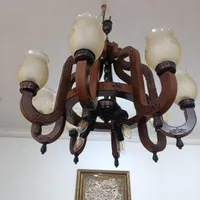 لوستر چوبی