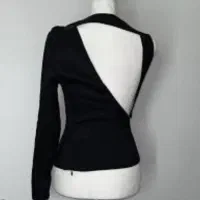 بلوز تک آستین زارا اورجینالzara one shoulder