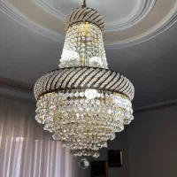 لوستر و دیوار کوب کریستالی لوکس|لوستر و چراغ آویز|تهران, استاد معین|دیوار