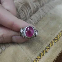 انگشتر دودست و دلبر عقیق اصلی رکاب قدیمی عطیقه