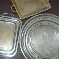 سینی و قالب کیک بزرگ