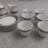 فنجان نعلبکی و قندان و شکرریز