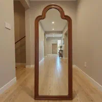 آینه قدی گنبدی قهوه‌ای کد 0659