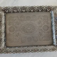 سینی و کشکول سیلور شب یلدا|ظروف سرو و پذیرایی|قم, مسجد امام حسن|دیوار