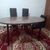 میزناهار خوری آلمینیومی بادوعدد صندلی قابل شستشو|میز و صندلی غذاخوری|صفادشت, |دیوار