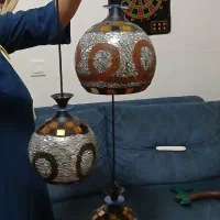 فوری لوستر برنجی درحد نو|لوستر و چراغ آویز|پردیس, سیاه سنگ|دیوار